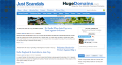 Desktop Screenshot of justscandals.com